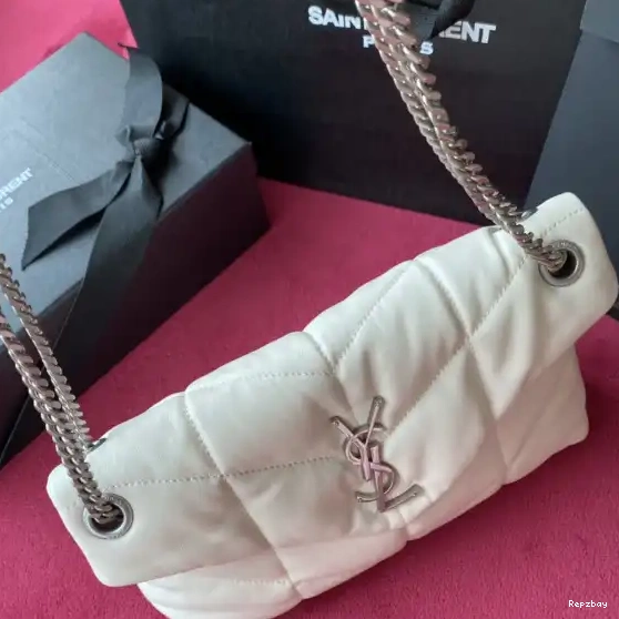 Rep ladies REP IN QUILTED LAMBSKIN SMALL BAG YSL PUFFER 0623